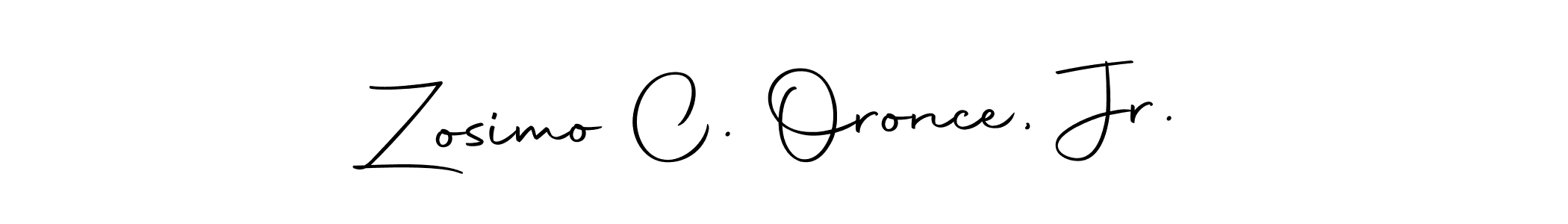 Once you've used our free online signature maker to create your best signature Autography-DOLnW style, it's time to enjoy all of the benefits that Zosimo C. Oronce, Jr. name signing documents. Zosimo C. Oronce, Jr. signature style 10 images and pictures png