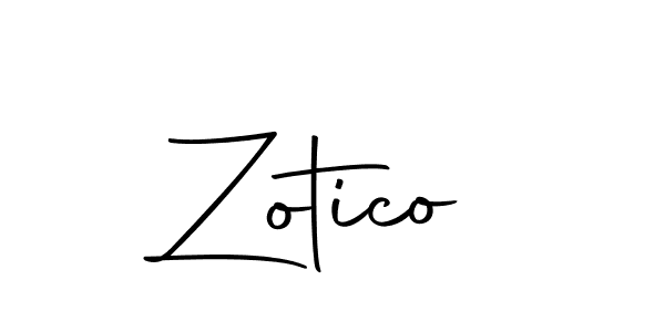 Design your own signature with our free online signature maker. With this signature software, you can create a handwritten (Autography-DOLnW) signature for name Zotico. Zotico signature style 10 images and pictures png