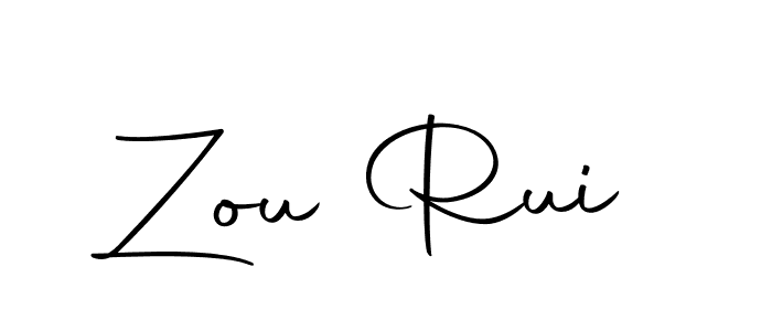 if you are searching for the best signature style for your name Zou Rui. so please give up your signature search. here we have designed multiple signature styles  using Autography-DOLnW. Zou Rui signature style 10 images and pictures png