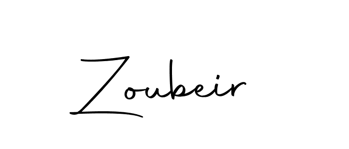 Design your own signature with our free online signature maker. With this signature software, you can create a handwritten (Autography-DOLnW) signature for name Zoubeir. Zoubeir signature style 10 images and pictures png