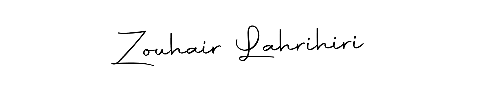 Autography-DOLnW is a professional signature style that is perfect for those who want to add a touch of class to their signature. It is also a great choice for those who want to make their signature more unique. Get Zouhair Lahrihiri name to fancy signature for free. Zouhair Lahrihiri signature style 10 images and pictures png