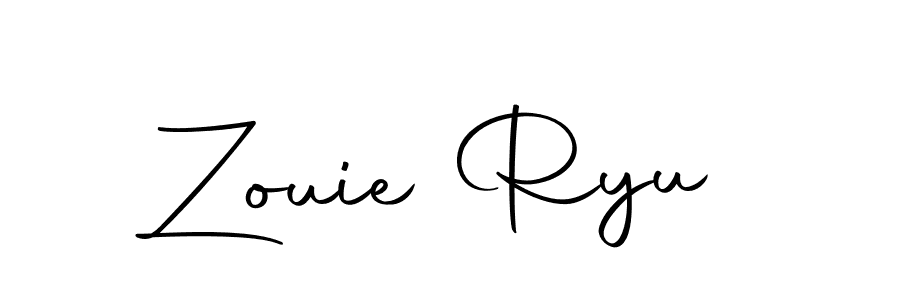 Also we have Zouie Ryu name is the best signature style. Create professional handwritten signature collection using Autography-DOLnW autograph style. Zouie Ryu signature style 10 images and pictures png