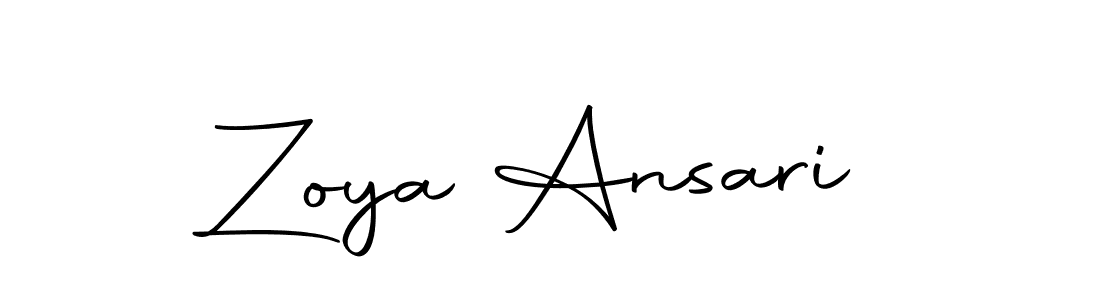 You should practise on your own different ways (Autography-DOLnW) to write your name (Zoya Ansari) in signature. don't let someone else do it for you. Zoya Ansari signature style 10 images and pictures png