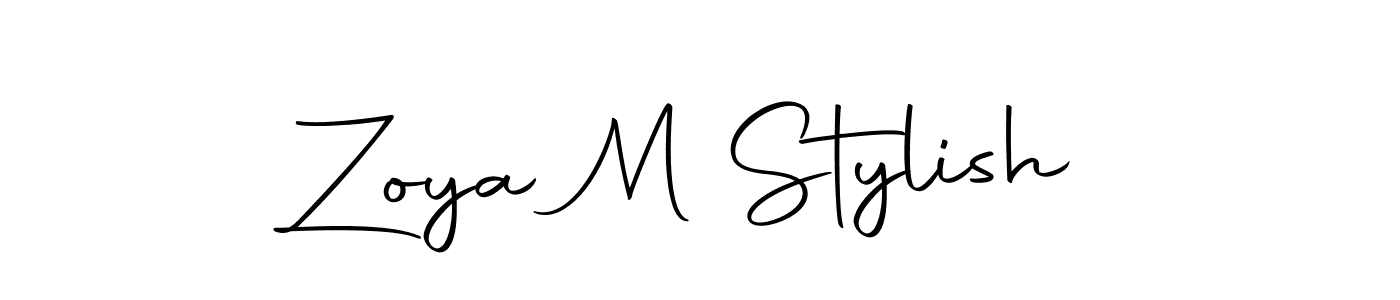 Also we have Zoya M Stylish name is the best signature style. Create professional handwritten signature collection using Autography-DOLnW autograph style. Zoya M Stylish signature style 10 images and pictures png