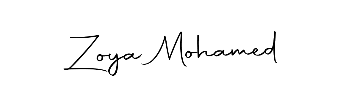 Autography-DOLnW is a professional signature style that is perfect for those who want to add a touch of class to their signature. It is also a great choice for those who want to make their signature more unique. Get Zoya Mohamed name to fancy signature for free. Zoya Mohamed signature style 10 images and pictures png