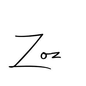 Zoz stylish signature style. Best Handwritten Sign (Autography-DOLnW) for my name. Handwritten Signature Collection Ideas for my name Zoz. Zoz signature style 10 images and pictures png