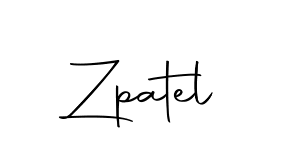 How to make Zpatel name signature. Use Autography-DOLnW style for creating short signs online. This is the latest handwritten sign. Zpatel signature style 10 images and pictures png