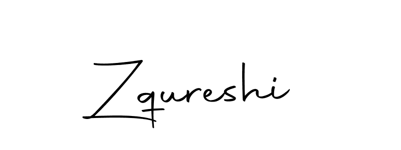 How to make Zqureshi name signature. Use Autography-DOLnW style for creating short signs online. This is the latest handwritten sign. Zqureshi signature style 10 images and pictures png