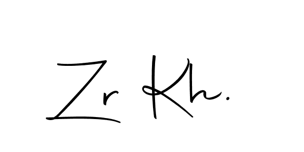 Similarly Autography-DOLnW is the best handwritten signature design. Signature creator online .You can use it as an online autograph creator for name Zr Kh.. Zr Kh. signature style 10 images and pictures png