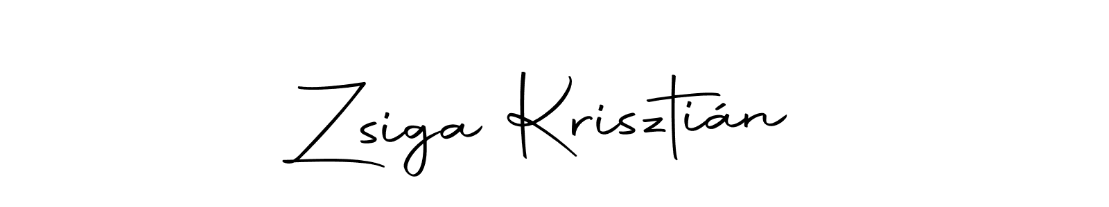 Make a beautiful signature design for name Zsiga Krisztián. Use this online signature maker to create a handwritten signature for free. Zsiga Krisztián signature style 10 images and pictures png