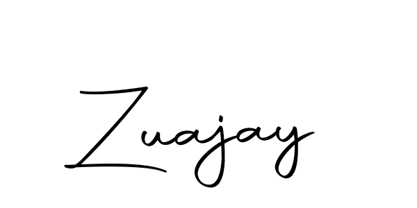 Make a beautiful signature design for name Zuajay. Use this online signature maker to create a handwritten signature for free. Zuajay signature style 10 images and pictures png