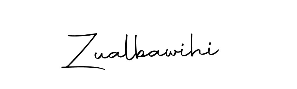 Make a beautiful signature design for name Zualbawihi. With this signature (Autography-DOLnW) style, you can create a handwritten signature for free. Zualbawihi signature style 10 images and pictures png