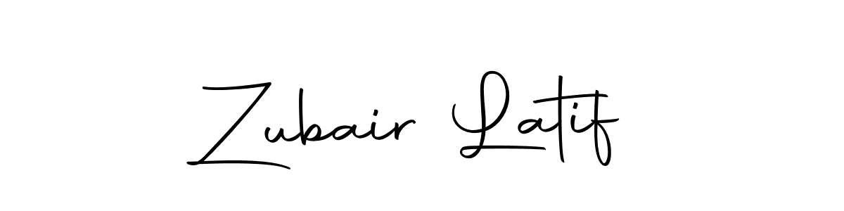 Create a beautiful signature design for name Zubair Latif. With this signature (Autography-DOLnW) fonts, you can make a handwritten signature for free. Zubair Latif signature style 10 images and pictures png