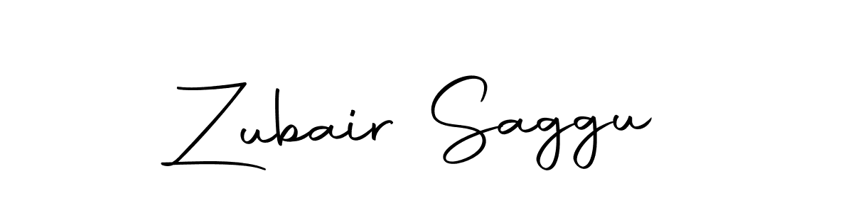 Design your own signature with our free online signature maker. With this signature software, you can create a handwritten (Autography-DOLnW) signature for name Zubair Saggu. Zubair Saggu signature style 10 images and pictures png