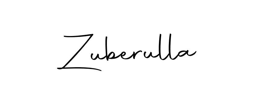 Make a beautiful signature design for name Zuberulla. With this signature (Autography-DOLnW) style, you can create a handwritten signature for free. Zuberulla signature style 10 images and pictures png