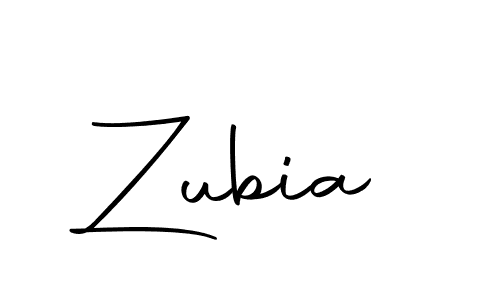 if you are searching for the best signature style for your name Zubia. so please give up your signature search. here we have designed multiple signature styles  using Autography-DOLnW. Zubia signature style 10 images and pictures png