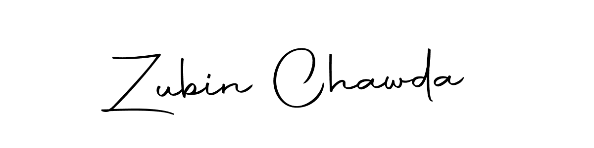 Zubin Chawda stylish signature style. Best Handwritten Sign (Autography-DOLnW) for my name. Handwritten Signature Collection Ideas for my name Zubin Chawda. Zubin Chawda signature style 10 images and pictures png