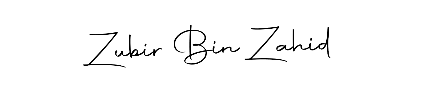 You can use this online signature creator to create a handwritten signature for the name Zubir Bin Zahid. This is the best online autograph maker. Zubir Bin Zahid signature style 10 images and pictures png