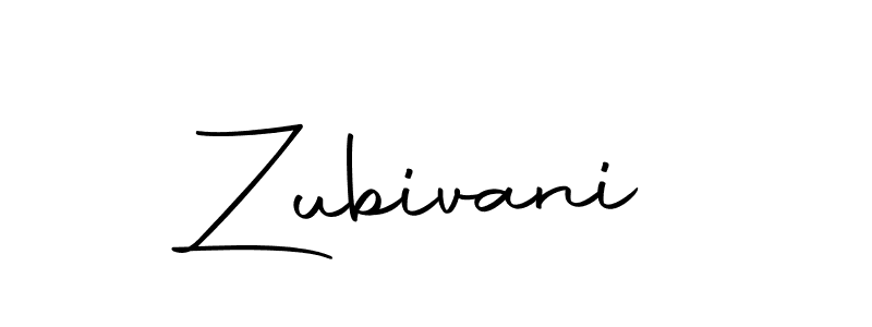 You should practise on your own different ways (Autography-DOLnW) to write your name (Zubivani) in signature. don't let someone else do it for you. Zubivani signature style 10 images and pictures png