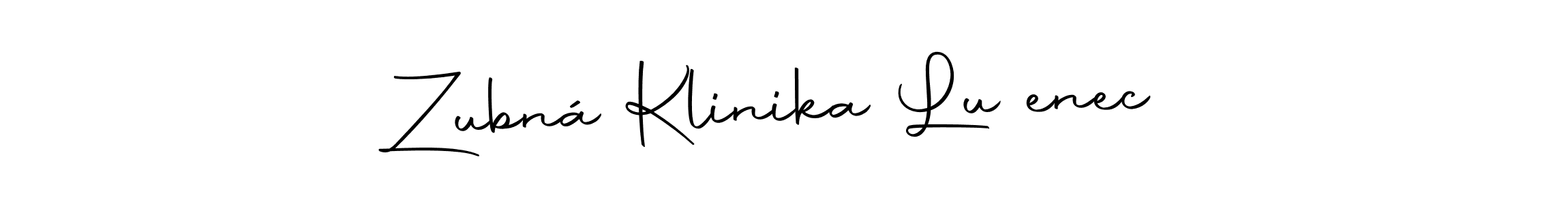 How to make Zubná Klinika Lučenec signature? Autography-DOLnW is a professional autograph style. Create handwritten signature for Zubná Klinika Lučenec name. Zubná Klinika Lučenec signature style 10 images and pictures png