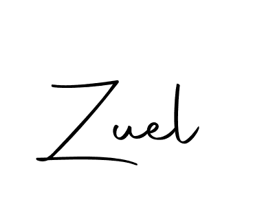 Use a signature maker to create a handwritten signature online. With this signature software, you can design (Autography-DOLnW) your own signature for name Zuel. Zuel signature style 10 images and pictures png