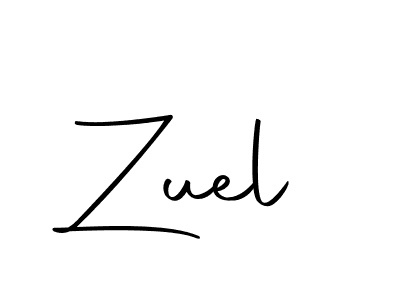 Make a beautiful signature design for name Zuel. With this signature (Autography-DOLnW) style, you can create a handwritten signature for free. Zuel signature style 10 images and pictures png