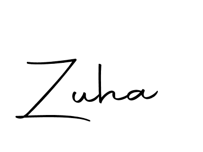 How to make Zuha name signature. Use Autography-DOLnW style for creating short signs online. This is the latest handwritten sign. Zuha signature style 10 images and pictures png