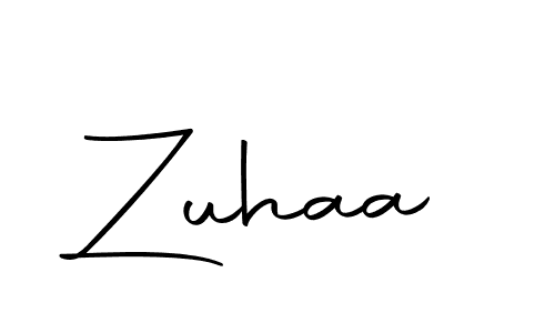 Zuhaa stylish signature style. Best Handwritten Sign (Autography-DOLnW) for my name. Handwritten Signature Collection Ideas for my name Zuhaa. Zuhaa signature style 10 images and pictures png