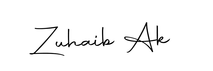Make a beautiful signature design for name Zuhaib Ak. With this signature (Autography-DOLnW) style, you can create a handwritten signature for free. Zuhaib Ak signature style 10 images and pictures png