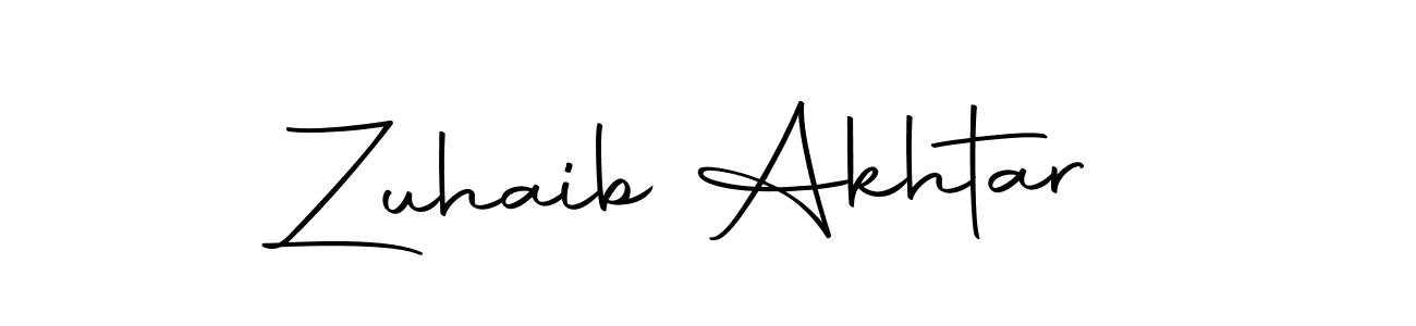 Create a beautiful signature design for name Zuhaib Akhtar. With this signature (Autography-DOLnW) fonts, you can make a handwritten signature for free. Zuhaib Akhtar signature style 10 images and pictures png