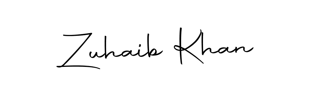 Make a beautiful signature design for name Zuhaib Khan. With this signature (Autography-DOLnW) style, you can create a handwritten signature for free. Zuhaib Khan signature style 10 images and pictures png