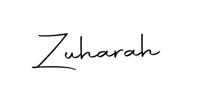 Make a beautiful signature design for name Zuharah. Use this online signature maker to create a handwritten signature for free. Zuharah signature style 10 images and pictures png