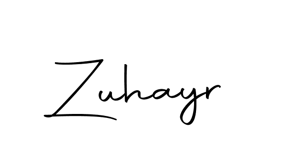 Make a beautiful signature design for name Zuhayr. Use this online signature maker to create a handwritten signature for free. Zuhayr signature style 10 images and pictures png