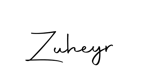 Make a beautiful signature design for name Zuheyr. With this signature (Autography-DOLnW) style, you can create a handwritten signature for free. Zuheyr signature style 10 images and pictures png