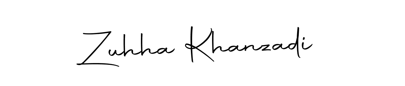 Also we have Zuhha Khanzadi name is the best signature style. Create professional handwritten signature collection using Autography-DOLnW autograph style. Zuhha Khanzadi signature style 10 images and pictures png