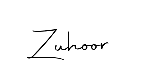 Make a beautiful signature design for name Zuhoor. Use this online signature maker to create a handwritten signature for free. Zuhoor signature style 10 images and pictures png