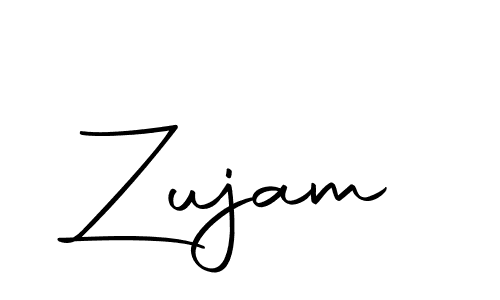 Design your own signature with our free online signature maker. With this signature software, you can create a handwritten (Autography-DOLnW) signature for name Zujam. Zujam signature style 10 images and pictures png