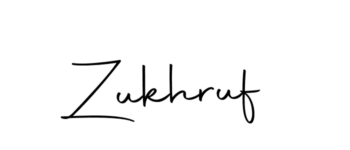 You can use this online signature creator to create a handwritten signature for the name Zukhruf. This is the best online autograph maker. Zukhruf signature style 10 images and pictures png