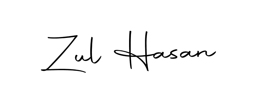 Create a beautiful signature design for name Zul Hasan. With this signature (Autography-DOLnW) fonts, you can make a handwritten signature for free. Zul Hasan signature style 10 images and pictures png