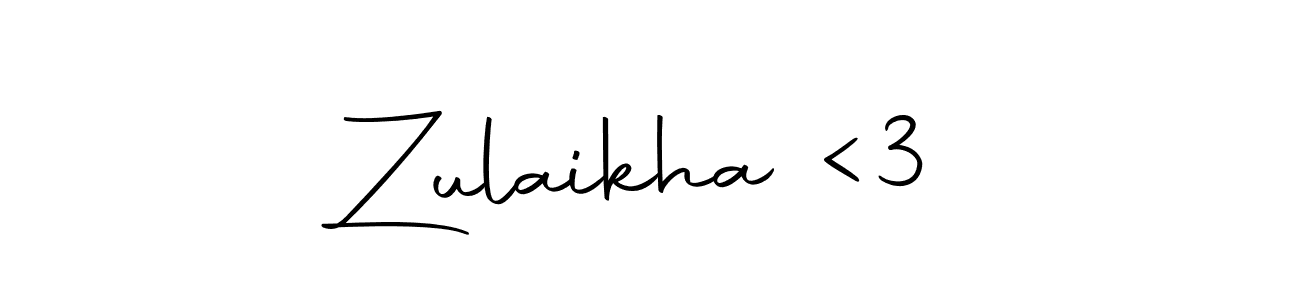 Similarly Autography-DOLnW is the best handwritten signature design. Signature creator online .You can use it as an online autograph creator for name Zulaikha♡<3. Zulaikha♡<3 signature style 10 images and pictures png