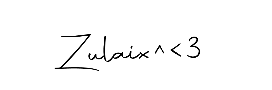 Similarly Autography-DOLnW is the best handwritten signature design. Signature creator online .You can use it as an online autograph creator for name Zulaix^<3. Zulaix^<3 signature style 10 images and pictures png