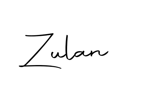 Use a signature maker to create a handwritten signature online. With this signature software, you can design (Autography-DOLnW) your own signature for name Zulan. Zulan signature style 10 images and pictures png
