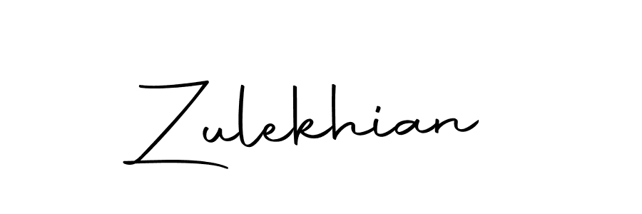 How to make Zulekhian signature? Autography-DOLnW is a professional autograph style. Create handwritten signature for Zulekhian name. Zulekhian signature style 10 images and pictures png