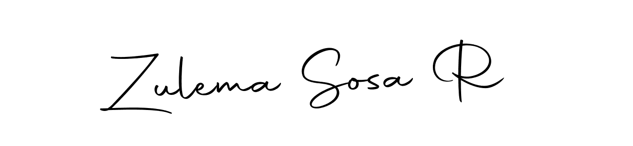 Here are the top 10 professional signature styles for the name Zulema Sosa R. These are the best autograph styles you can use for your name. Zulema Sosa R signature style 10 images and pictures png