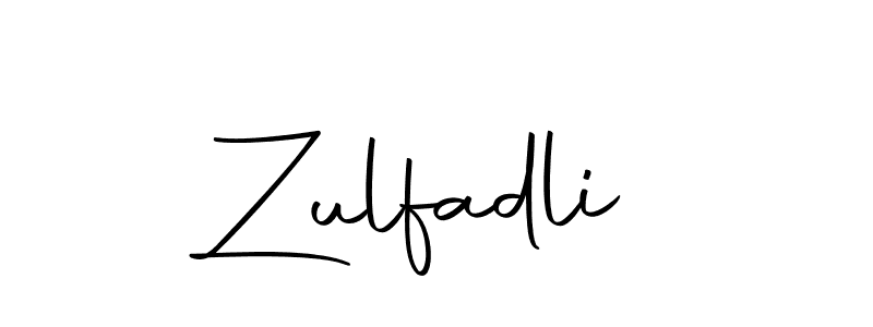 Use a signature maker to create a handwritten signature online. With this signature software, you can design (Autography-DOLnW) your own signature for name Zulfadli. Zulfadli signature style 10 images and pictures png
