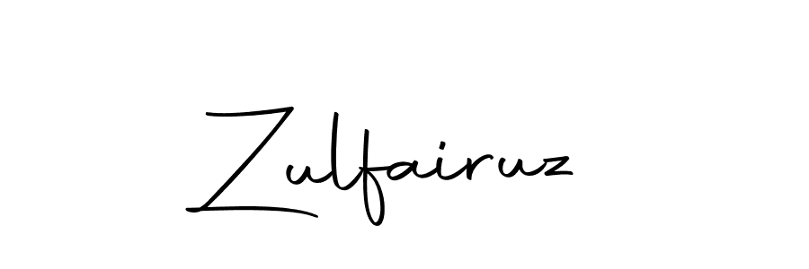 Design your own signature with our free online signature maker. With this signature software, you can create a handwritten (Autography-DOLnW) signature for name Zulfairuz. Zulfairuz signature style 10 images and pictures png