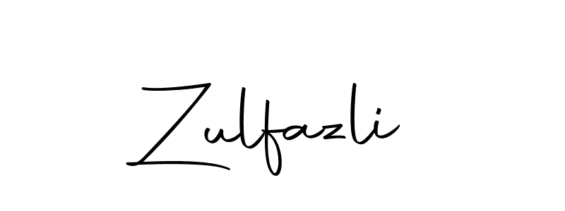 Create a beautiful signature design for name Zulfazli. With this signature (Autography-DOLnW) fonts, you can make a handwritten signature for free. Zulfazli signature style 10 images and pictures png