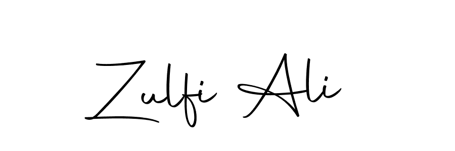 You should practise on your own different ways (Autography-DOLnW) to write your name (Zulfi Ali) in signature. don't let someone else do it for you. Zulfi Ali signature style 10 images and pictures png