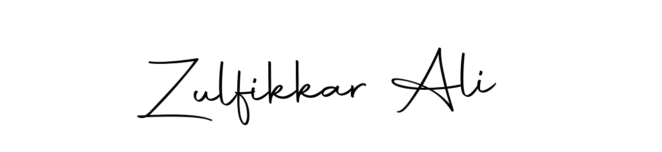 How to make Zulfikkar Ali name signature. Use Autography-DOLnW style for creating short signs online. This is the latest handwritten sign. Zulfikkar Ali signature style 10 images and pictures png