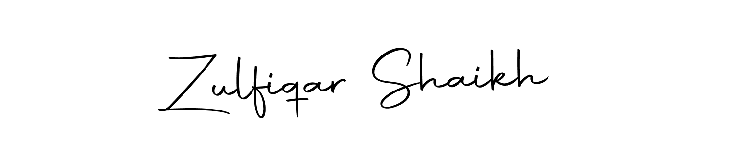 Create a beautiful signature design for name Zulfiqar Shaikh. With this signature (Autography-DOLnW) fonts, you can make a handwritten signature for free. Zulfiqar Shaikh signature style 10 images and pictures png